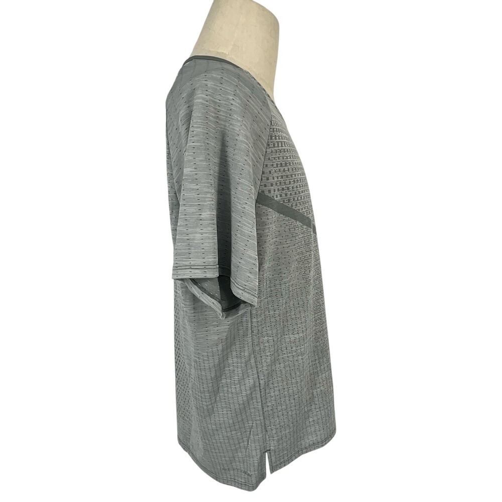 Nike Running Dri-FIT ADV TechKnit Ultra Shirt Mens L Grey Training Gym Top‎ - Picture 5 of 8